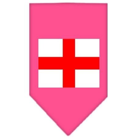 UNCONDITIONAL LOVE St. Georges Cross Screen Print Bandana Bright Pink Large UN848066